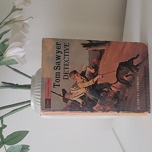 Tom Sawyer Detective & Kidnapped Book , 1965 By Grosset & Dunlap Inc.